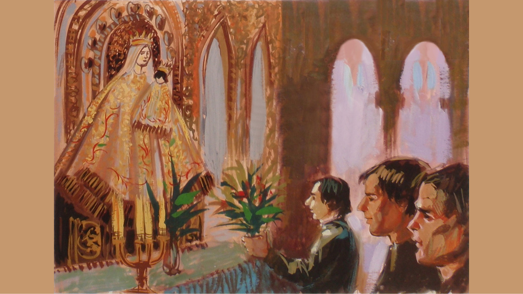 Em Marcelino Champagnat Jean Claude Colin e Jean Marie Vianney foram ordenados diáconos em Lyon
