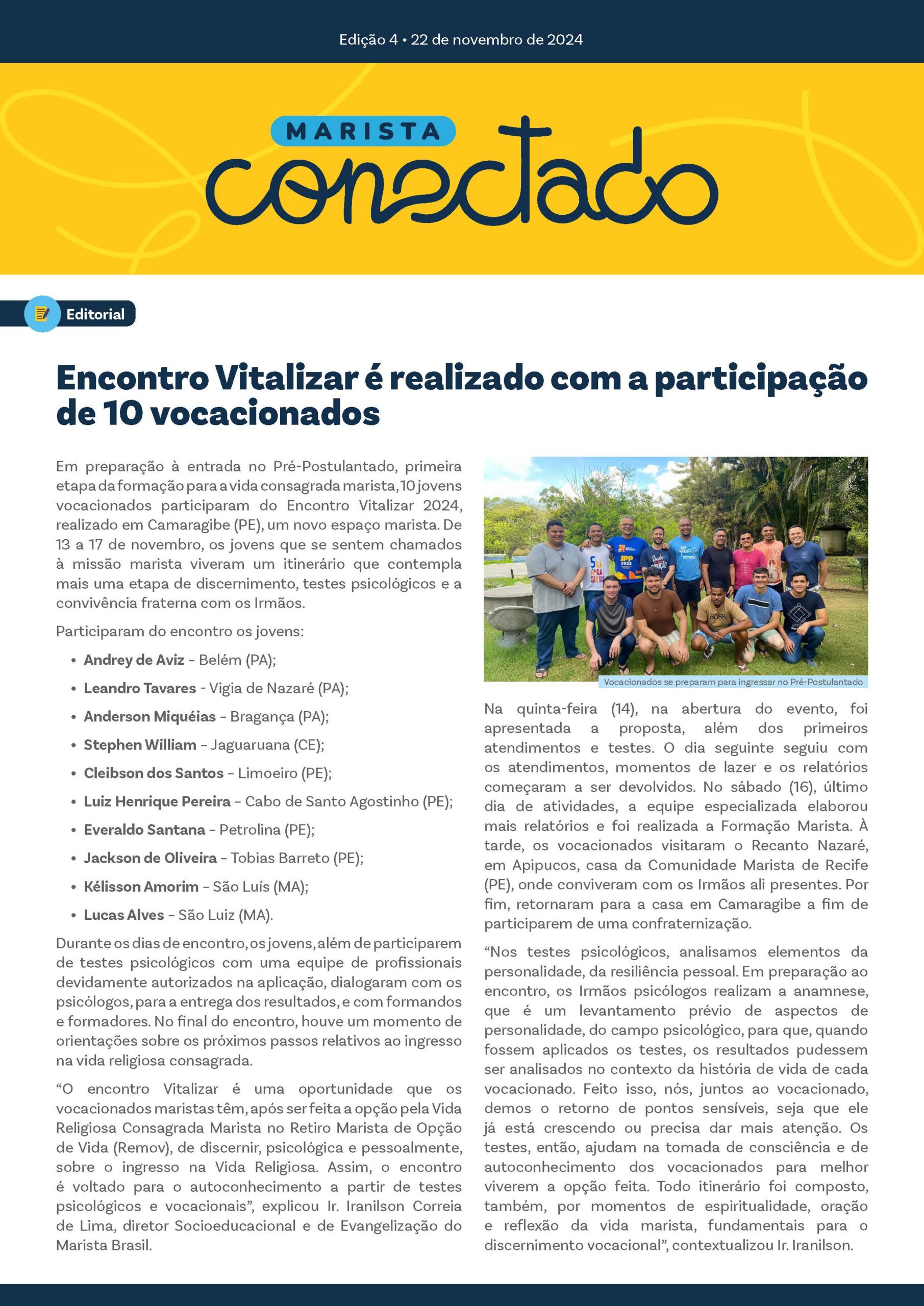Marista Conectado Edição Page